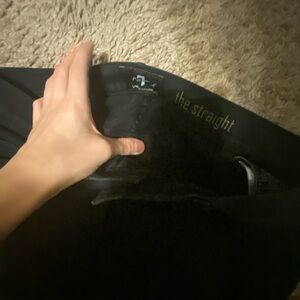 Black Straight Leg Jeans